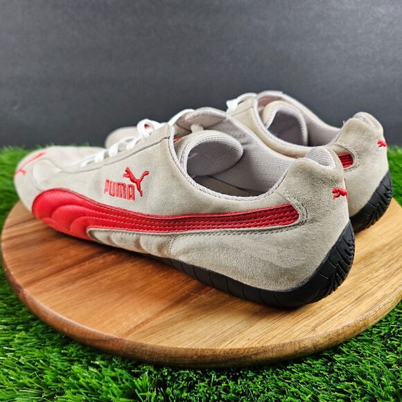 Puma Speedcat OG Driving Shoes Mens 9.5 Beige Red Suede Low Top Sneaker Retro main image 13